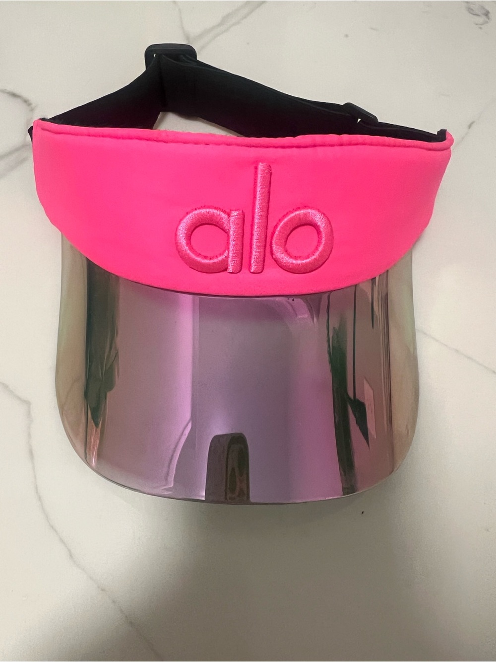 Alo Hot Pink Visor NWOT